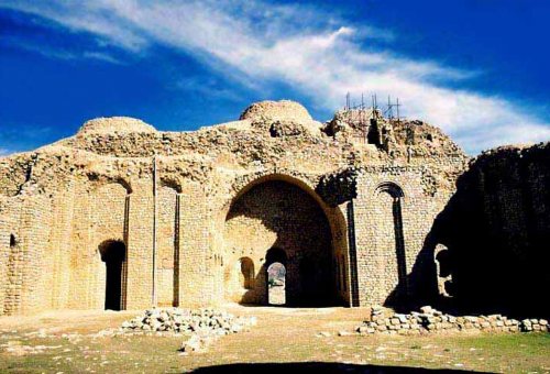 Sassanide Grand Fire Temple in Firooz Abad