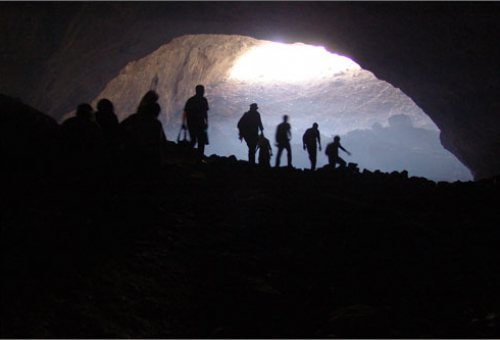 Rood Afshan Cave in Damavand