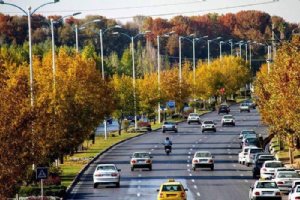 Autumn, Tehran Highway, Iran