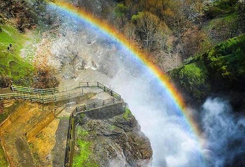 Shalmash Waterfall in Sardasht
