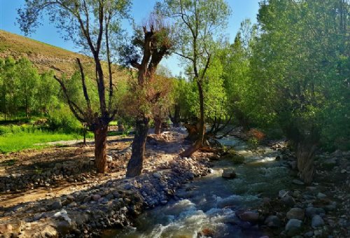 Liqvan Chay River in Tabriz