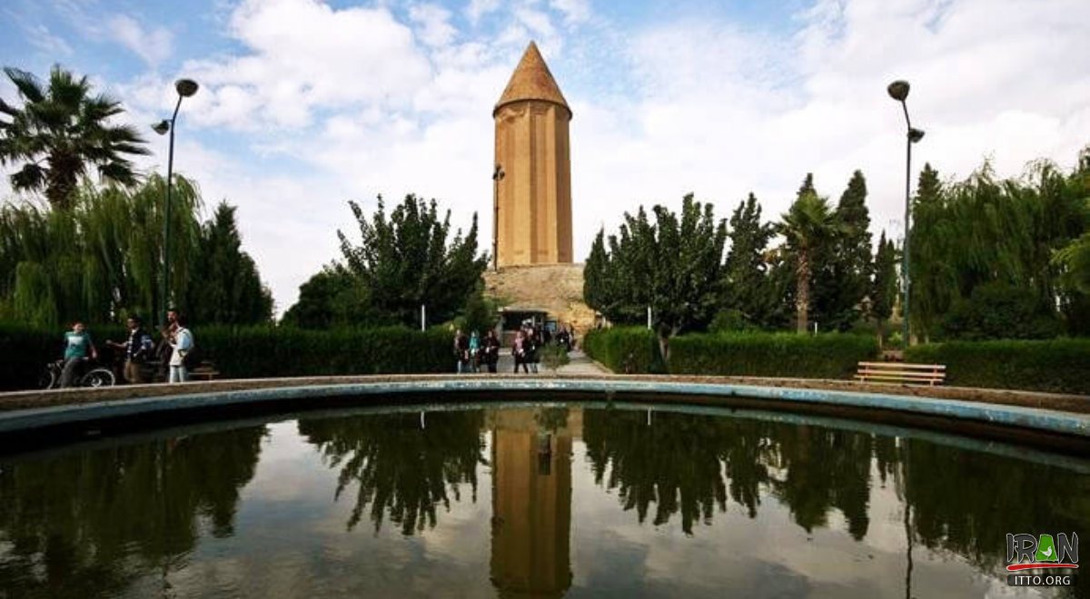 Gonbad-e Qabus tower in Gonbad Kavoos
