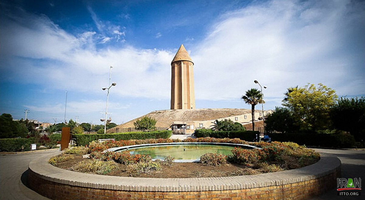 Gonbad-e Qabus tower in Gonbad Kavoos