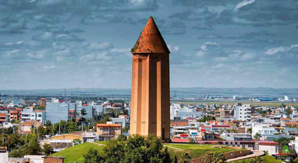 Gonbad-e Qabus tower in Gonbad Kavoos