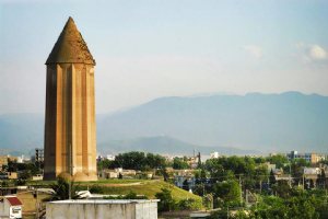 Gonbad-e Qabus tower in Gonbad Kavoos