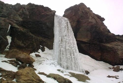 Yakhi Waterfall (Nova) in Amol