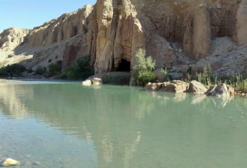 Changuleh River in Mehran