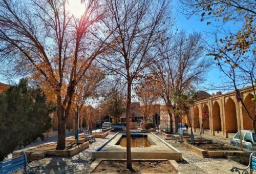 Khan Square in Yazd in Yazd
