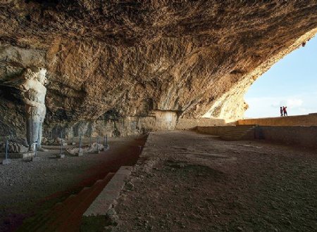Shapur cave in Tang-e Chogan - Kazerun - Fars Province