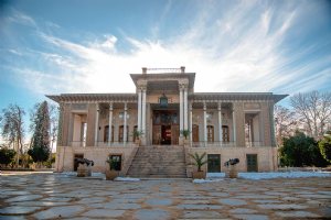 Royal Palace of Afif-Abad Garden in Shiraz