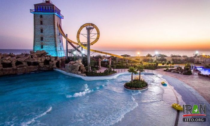 Tower of the sun: Ocean Water Park - Kish Island