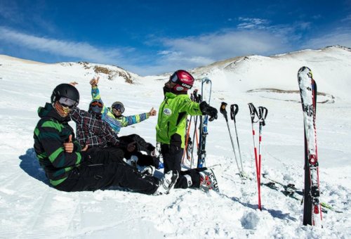 Alvares Ski Resort in Ardebil
