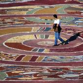 World's largest soil carpet - Hormoz Island - Persian Gulf