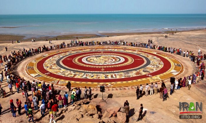 World's largest soil carpet - Hormoz Island - Persian Gulf