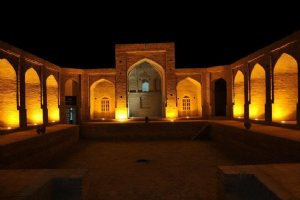 Night view of Sarayan Caravanserai - South Khorasan