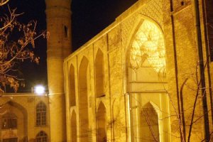 Night view of Saheb-ol Amr Mosque - Tabriz
