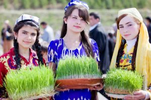 Tajik Girls celebrating nowruz